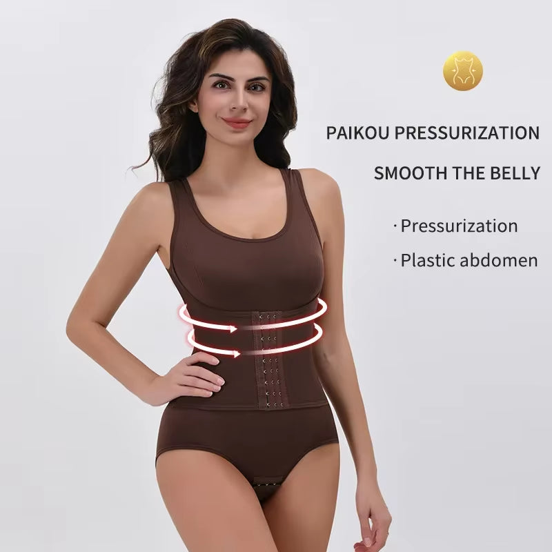 Body Shaper Women Seamless Tummy Control Slimming Sheath Flat Belly for Underwear plus Size Shapewear Bodysuit Fajas Colombianas